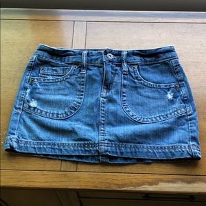 Aeropostale jean skirt in size 0